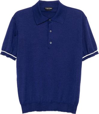 Tom Ford Polo a maniche corte - Blu