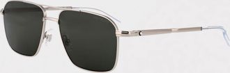 Montblanc Occhiali da sole in metallo Montblanc