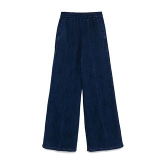 Forte_Forte Dames, Jeans, Blauw, Maat: M Katoen