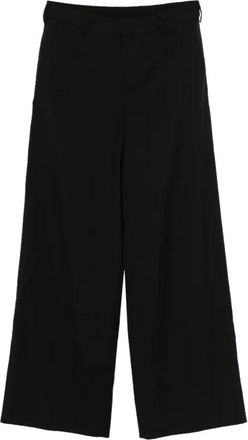 Pantaloni Torino Wijde broek - Dames - Wijde Broeken - Zwart - L - Broeken