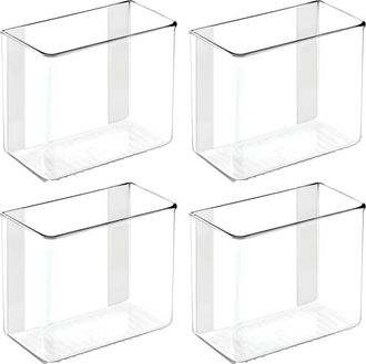 iDesign Adhesive Organizer Bin for Kitchen - Set of 4 - Clear at Nordstrom