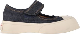 Marni Pre-owned Womens Pablo Mary Jane Sneakers in Blue Cotton Denim - Size EU 40