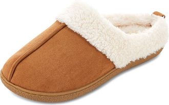 Floopi Faux Shearling Lined Slipper in Chestnut at Nordstrom Rack, Size X-Large