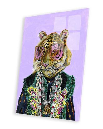 iCanvas Icanvas Gucci Bengal Tiger Print On Acrylic Glass By Heather Perry