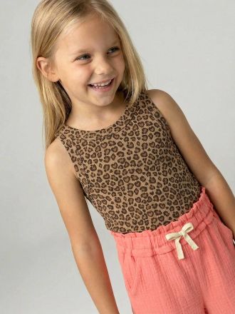 Vertbaudet M&auml;dchen Tr&auml;gertop aus Ripp beige