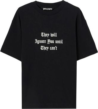 Palm Angels Print Ribbed T-shirt