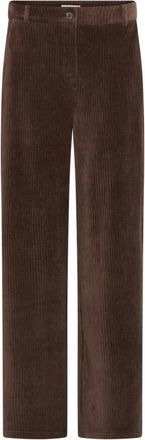 Ichi Rechte broek - Dames - Straight fit broeken - Bruin - XS - Broeken
