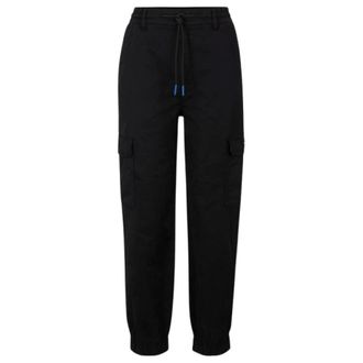 HUGO BOSS Broeken, Heren, Zwart, S, Katoen, Hisune-1-D_B Cargo Broeken