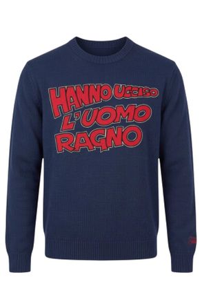 MC2 Saint Barth Wool-Blend Graphic Crewneck Sweater