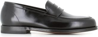 Green George Almond Toe Loafer - Heren - Loafers - Bruin - 42 EU - Leer - Schoenen