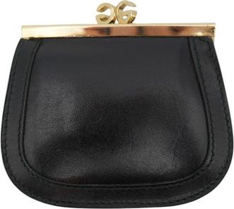Gucci Gucci Vintage leren portemonnee Niet van toepassing