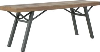 vidaXL Banco De Jard&iacute;n De Madera Maciza De Acacia 120 Cm Vidaxl