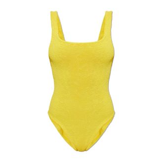 Hunza G Dames, Badkleding, Geel, Maat: ONE Size Polyamide