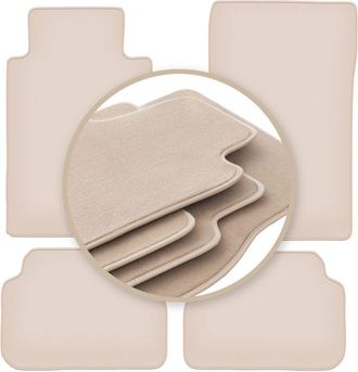 OEM Alfombrillas Beige Premium Para: Mercedes E W124 Coup&eacute; 1984-1997