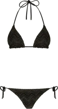Missoni Zwart Lace-Up Strandkleding - Dames - Bikinis - Zwart - S - Badmode