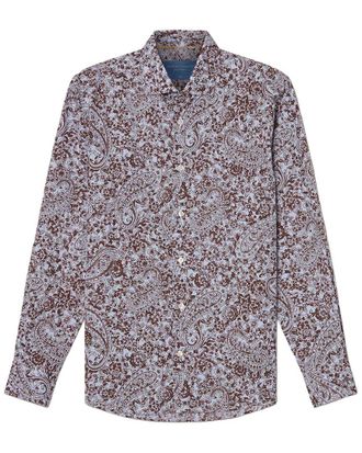 Robert Talbott Reynolds Floral Paisley Print Shirt
