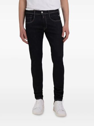 Replay belt-loops jeans - men - Cotton/Polyester/Spandex/Elastane - 10 - Blue