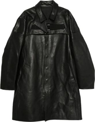 Rick Owens Abrigo Mac de 2 piezas - Jackets - Hombre - Negro - L
