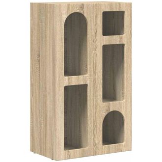 vidaXL Sideboard Sonoma Oak 59 x 35 x 100.5 cm Engineered Wood vidaXL