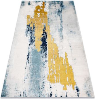 RugsX Rugsx - Alfombra Emerald Exclusivo 1025 Glamour, Elegante Vintage Azul / Oro Multicolour 160x220 Cm