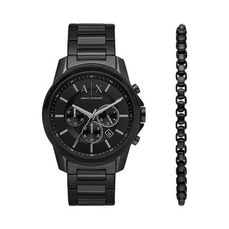 A|X Armani Exchange Accessoires, Heren, Zwart, ONE Size, Watches