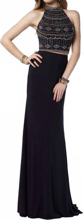 Alyce Paris Womens Prom Dress In Black
