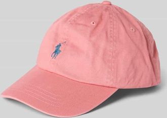 Polo Ralph Lauren Basecap mit Logo-Stitching in Altrosa, Größe 1