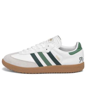 adidas x Malbon Golf Samba Golf White Preloved Green JR2539