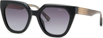 Chopard Premium Zwarte Bril met Topkwaliteit - unisex - Zonnebrillen - Zwart - 54 MM - Accessoires