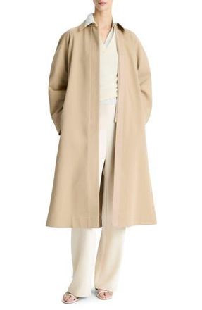 Vince Cotton Utility Trench Coat in Sandbar at Nordstrom Rack, Size Xx-Small