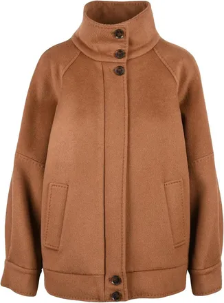 Marella Brown Wool-Cashmere Rinalda Coat