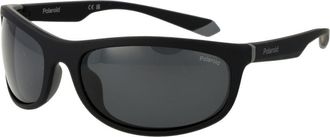 Polaroid Zwarte Plastic Zonnebril