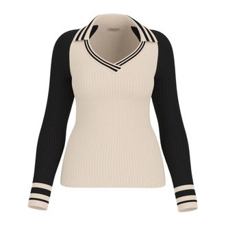 Guess Dames, Truien, Beige, Maat: S Viscose