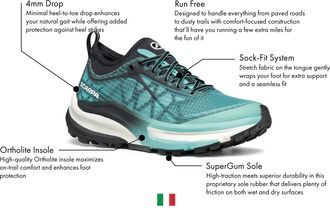Scarpa Womens Golden Gate ATR Trail Shoes - Aruba Blue/Black