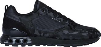 Cruyff Heren Snyper camouflage-leren sportschoenen (Zwart)