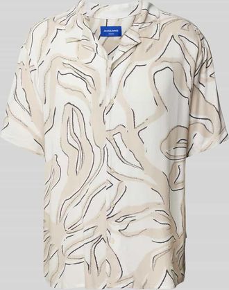 Jack & Jones Jack & Jones Regular Fit Freizeithemd mit Resortkragen Modell LUKE in Weiss, Größe S