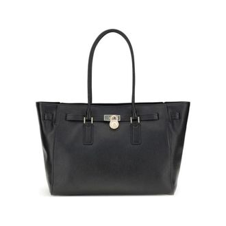 Michael Kors Tassen, Dames, Zwart, ONE Size, Leer, Elegante Moderne Tote Tas