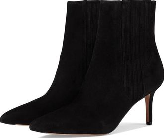 Veronica Beard Womens Veronica Beard Lisa 70 Bootie Black Pointed Toe Stiletto Heel HAWK1763