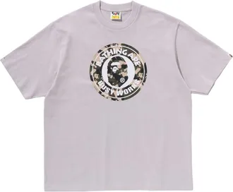 A Bathing Ape Map Camo Busy Works Relaxed Fit T-Shirt Gray 1L30-110-320-GRY