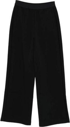 Emporio Armani Capsule Broeken - Dames - Wijde Broeken - Zwart - XS - Broeken