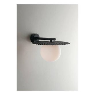 Netlighting Chaplin Globe Wall Lamp Black G9