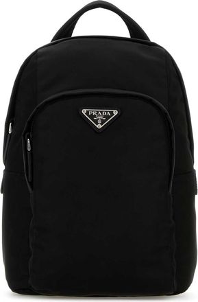 Prada Black Triangle-logo Crossbody Bag