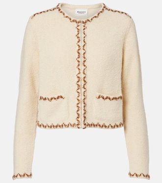 Isabel Marant Rochelle wool-blend tweed cardigan