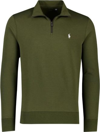 Polo Ralph Lauren Groene trui - Heren - Vesten met rits - Groen - S - Hoodies & sweatvesten