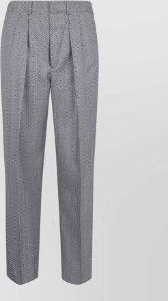 Tom Ford silk herringbone tailored trousers