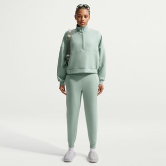 Nike Womens 24.7 ImpossiblySoft Dri-FIT Mid-Rise Jogger Pants in Green | HQ8184-006