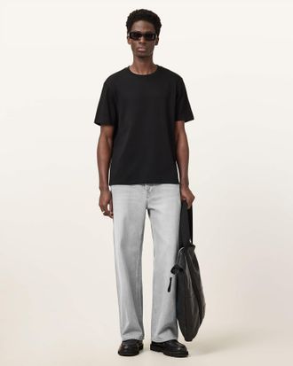 AllSaints Cotton/Modal Slater Crew Neck T-Shirt, Size: S