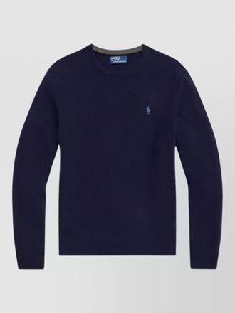 Ralph Lauren merino wool ribbed crewneck sweater