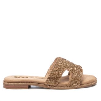 Xti Womens Flat Sandals In Taupe