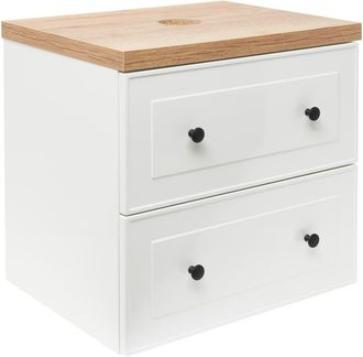 Puma Naturel Mueble De Ba&ntilde;o Bajo Lavabo Naturel Forli 80x45x46 Cm Blanco (forli80bid)